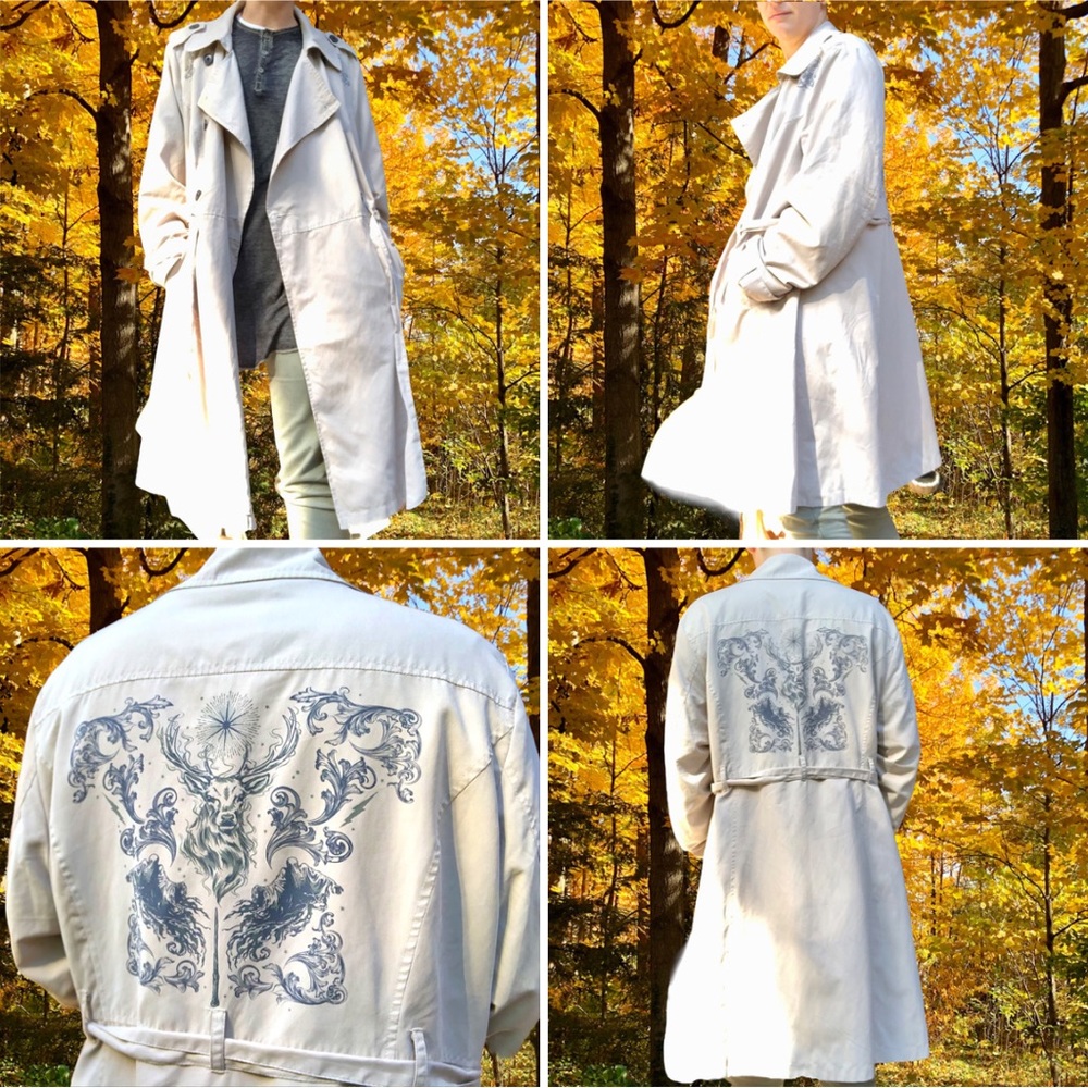 Torrid Harry Potter Patronus Trench Coat - Picture 1 of 7